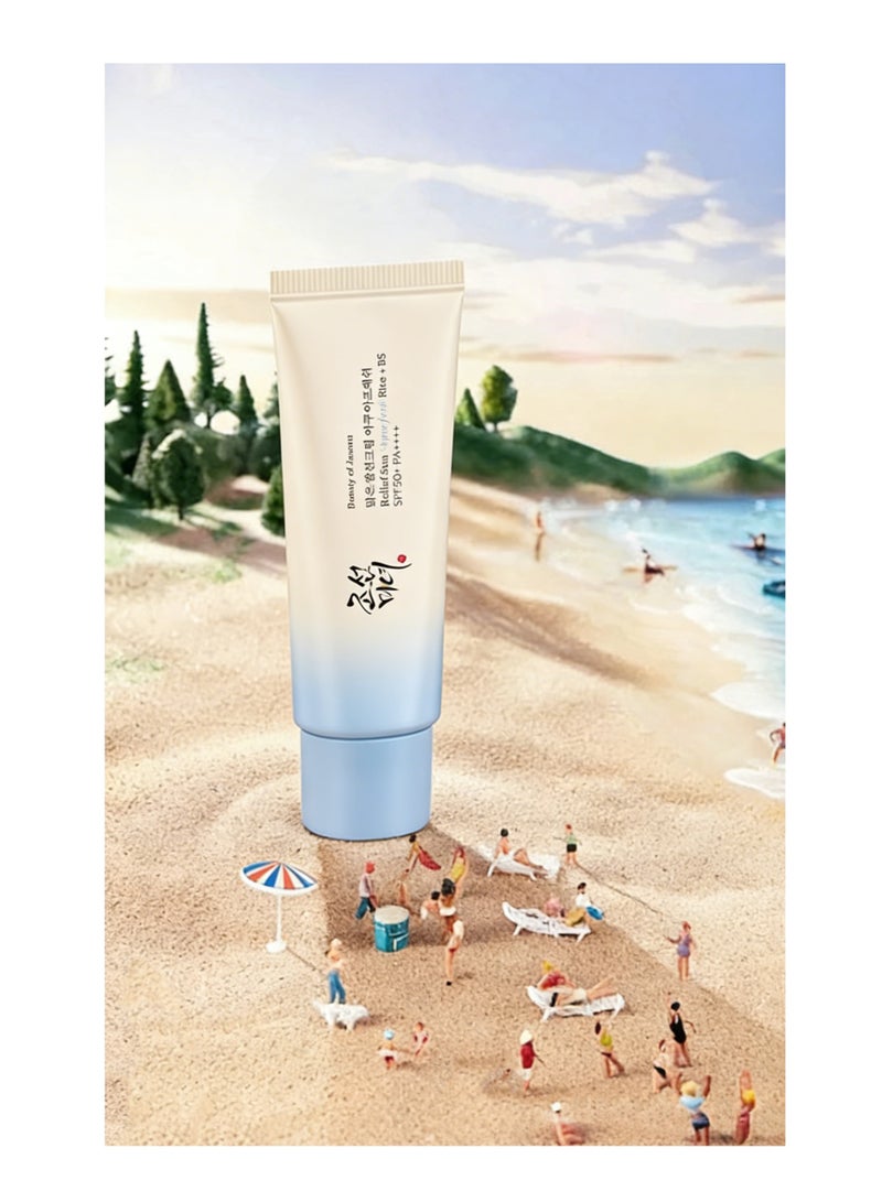 عام جمال جوسون واقي شمسي أكوا فريش 50 مل - ترطيب وغير دهني | SPF50+ PA++++ الأرز + B5 - Image 1